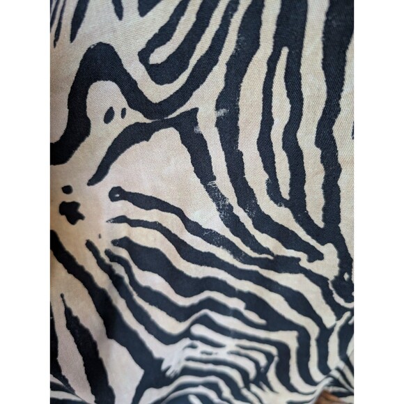 Soft Surroundings Zella Topper Zebra Print Lightweight Jacket 1X Safari Bohemian - Picture 5 of 8